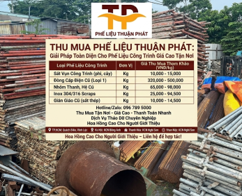 Thu Mua Sắt Phế Liệu Giá Cao Tại Đức Hòa | Tận Nơi, Cân Đúng