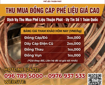 Thu Mua Đồng Cáp Phế Liệu Giá Cao Toàn Quốc - Thu Mua Tận Nơi