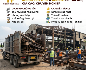 Thu Mua Xác Xưởng Giá Cao Toàn Quốc - Thanh Toán Nhanh