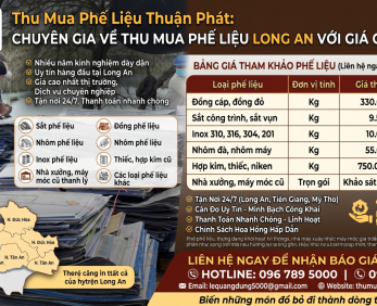Thu Mua Phế Liệu Đồng Giá Cao Tại Đức Hòa Long An – Tận Nơi, Uy Tín