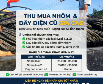 Thu Mua Nhôm Phế Liệu Giá Cao Tại Miền Bắc – Thu Gom Tận Nơi 24/7