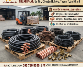 Thu Mua Đồng Phế Liệu Giá Cao - Thu Mua Tận Nơi, Uy Tín