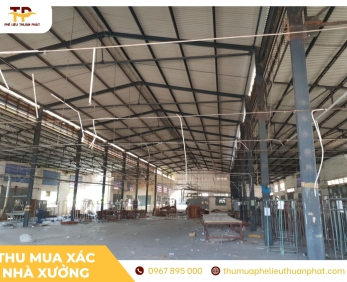 Dịch vụ thu mua xác nhà xưởng tiền chế dọn dẹp mặt bằng tận nơi toàn quốc