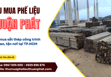 Cơ sở thu mua sắt thép công trình giá cao, tận nơi tại TPHCM