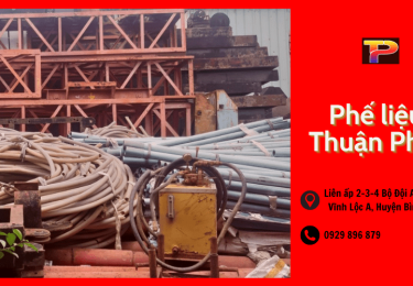Dịch vụ thu mua phế liệu khu công nghiệp, nhà máy giá cao của Thuận Phát