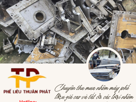 Thu Mua Nhôm Máy Phế Liệu Miền Bắc Giá Cao, Tận Nơi 24/7