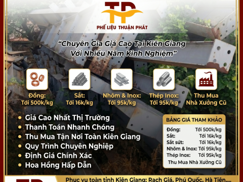 Thu Mua Phế Liệu Kiên Giang Giá Cao - Thu Mua Tận Nơi, Cân Dúng 100%