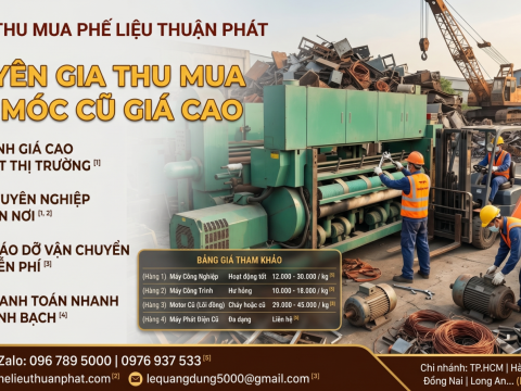 Thu Mua Máy Móc Cũ Giá Cao Tận Nơi - Thanh Toán Nhanh 24/7