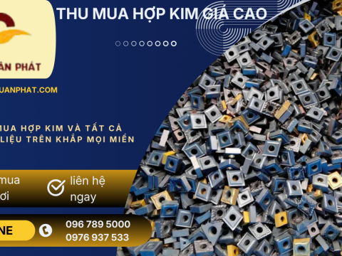 Đại Lý Thu Mua Lưỡi Dao Hợp Kim Cũ, Mảnh Dao Tiện CNC Giá Cao