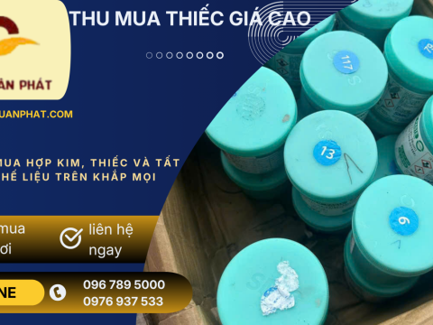 Thu Mua Phế Liệu Thiếc Giá Cao Toàn Quốc – Định Giá Ngay, Thanh Toán Tiền Mặt