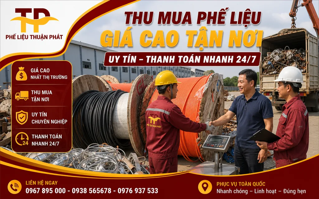 Cân phế liệu công khai và xác nhận thanh toán nhanh