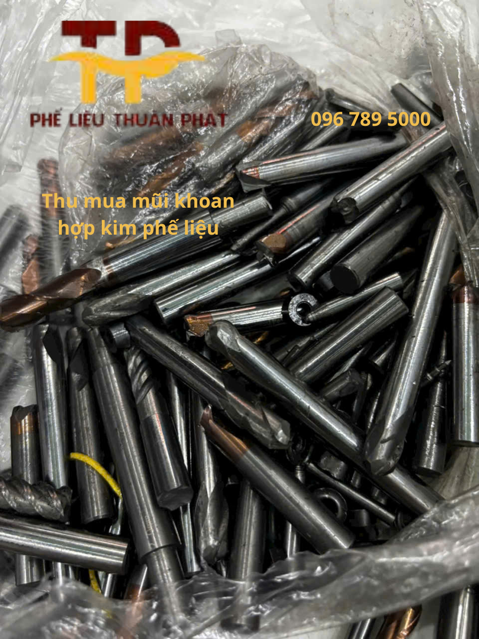 Thu mua mũi khoan hợp kim phế liệu