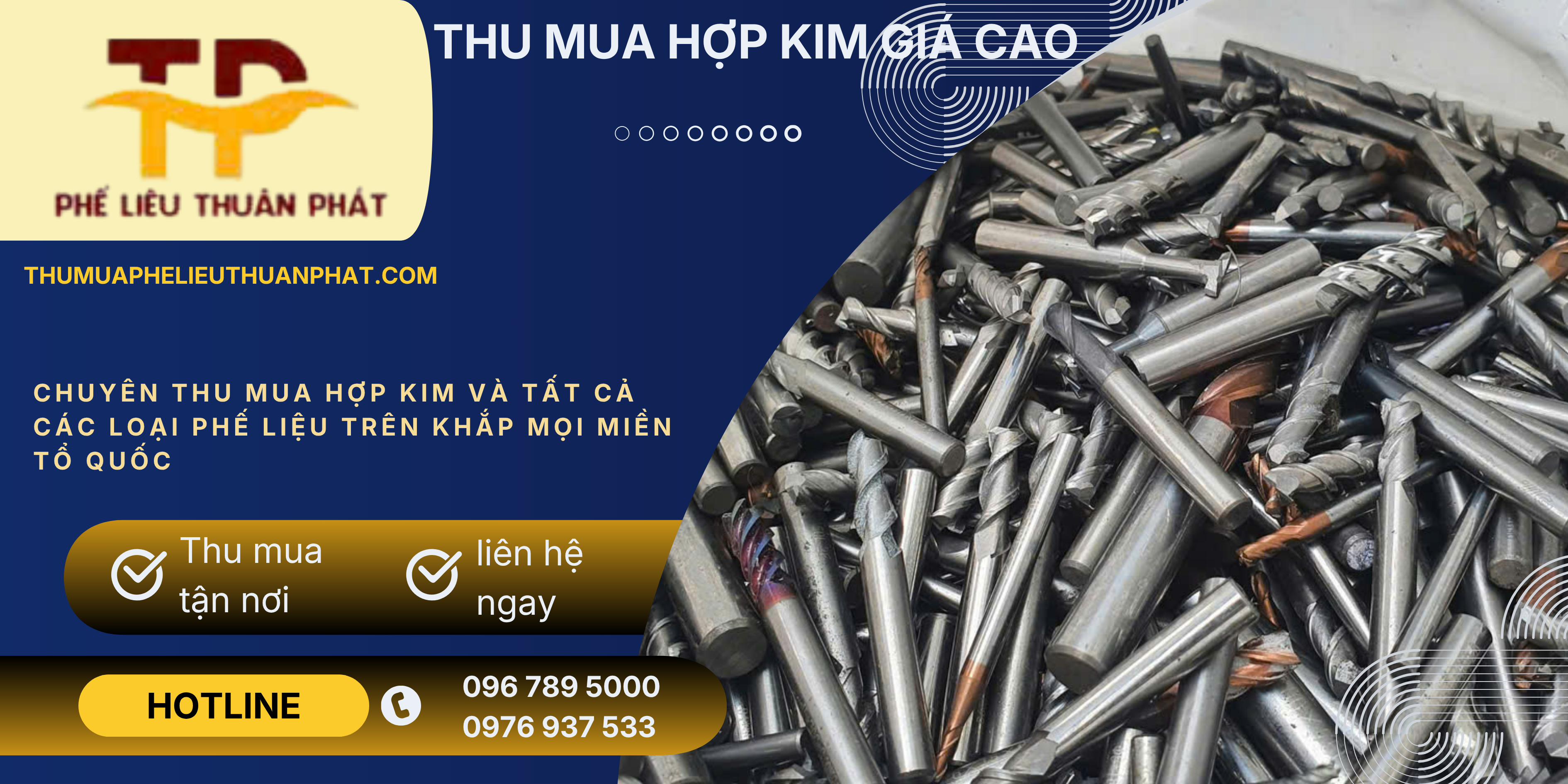 Thu mua mũi khoan hợp kim cũ gi&aacute; cao nhất