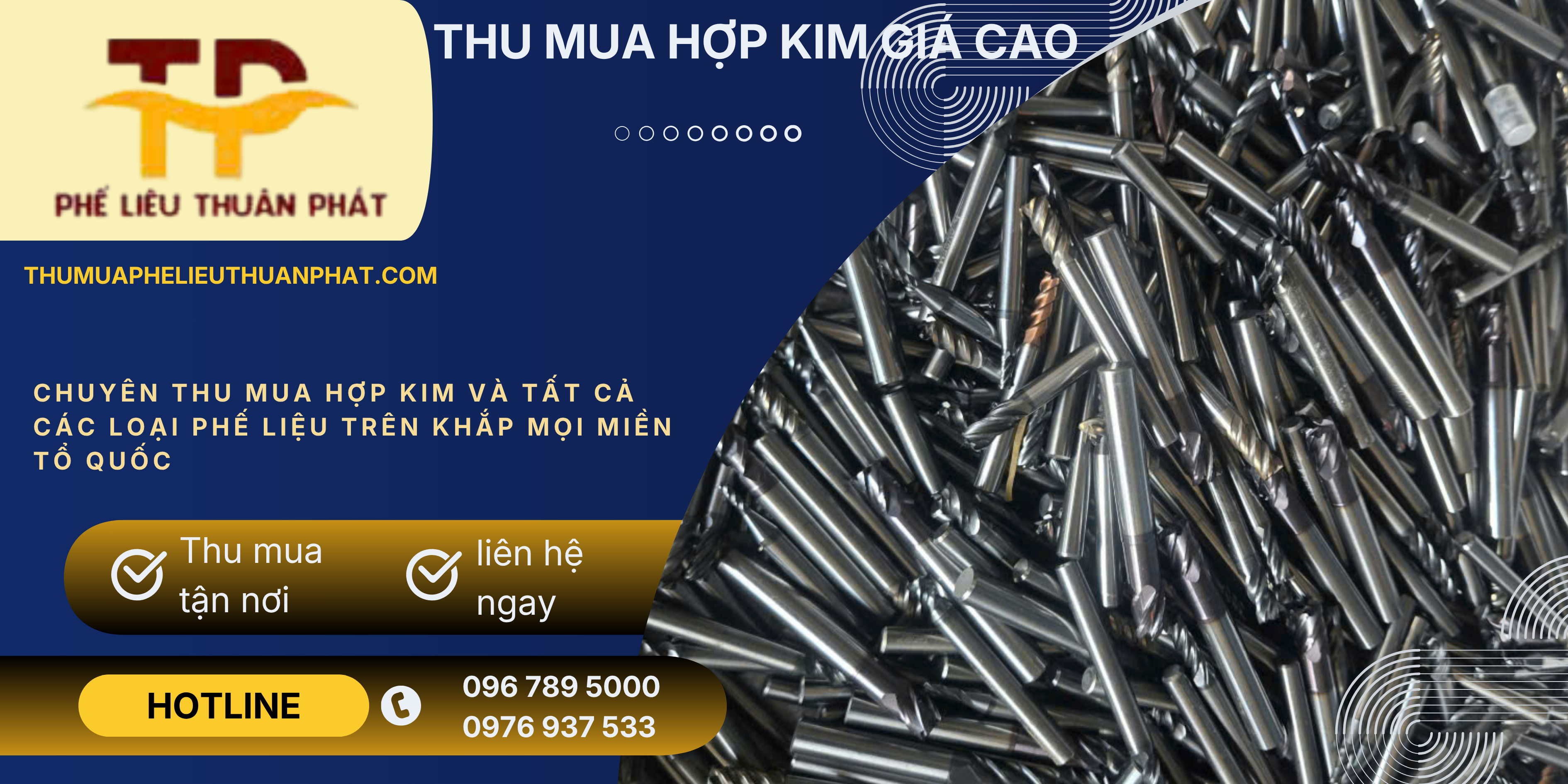 Thu mua hợp kim phế liệu tận nơi