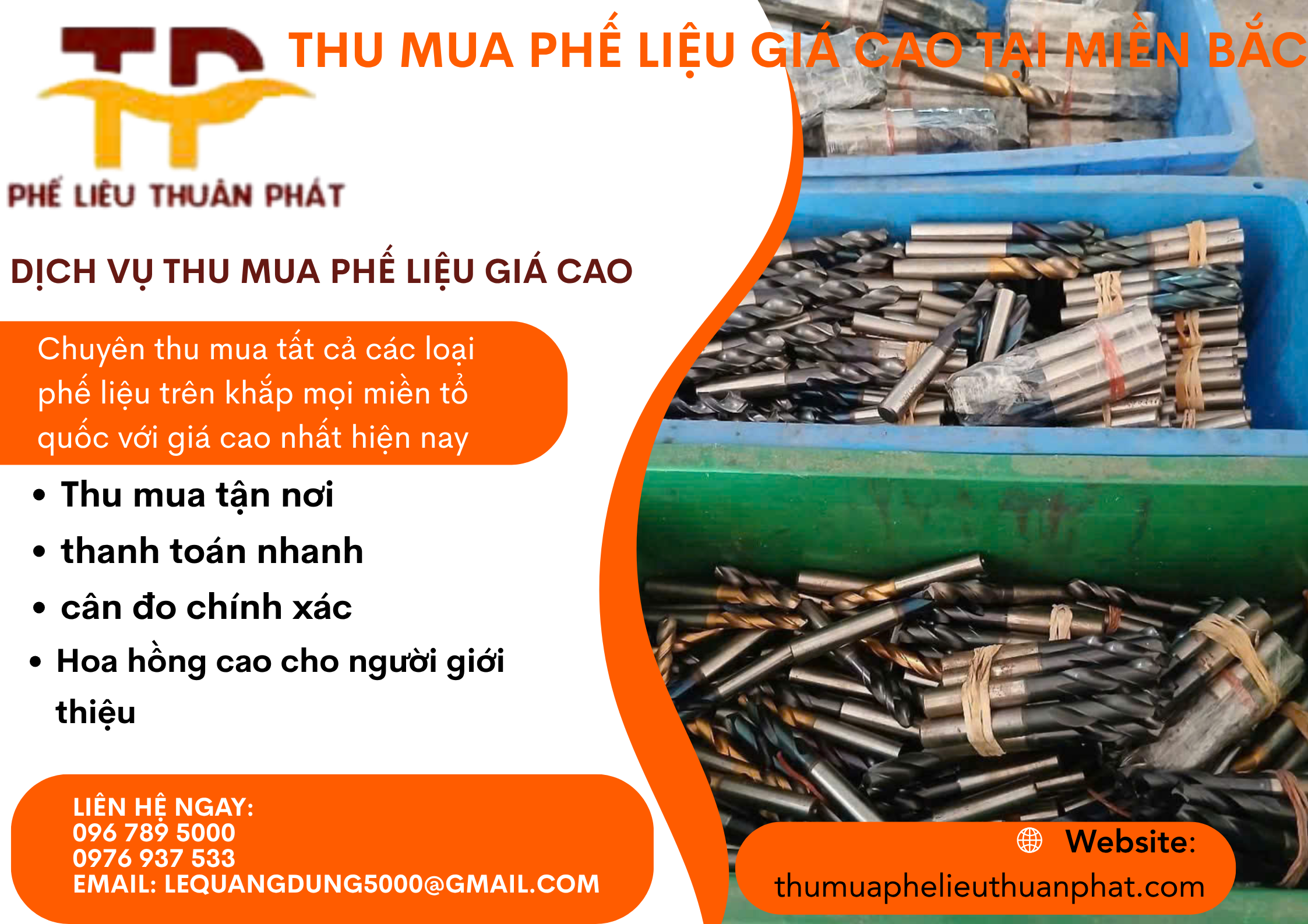 Thu mua hợp kim cũ giá cao