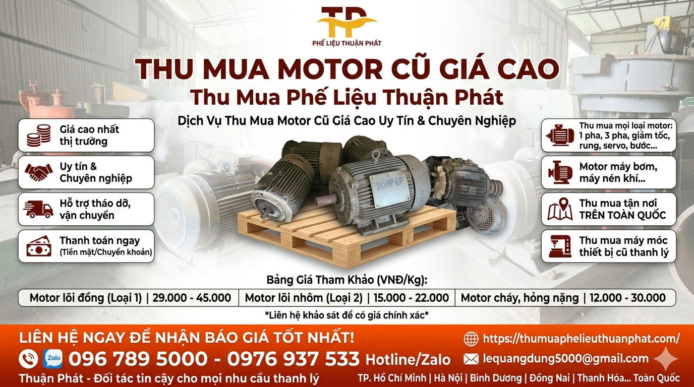 Thu mua motor cũ gi&aacute; cao