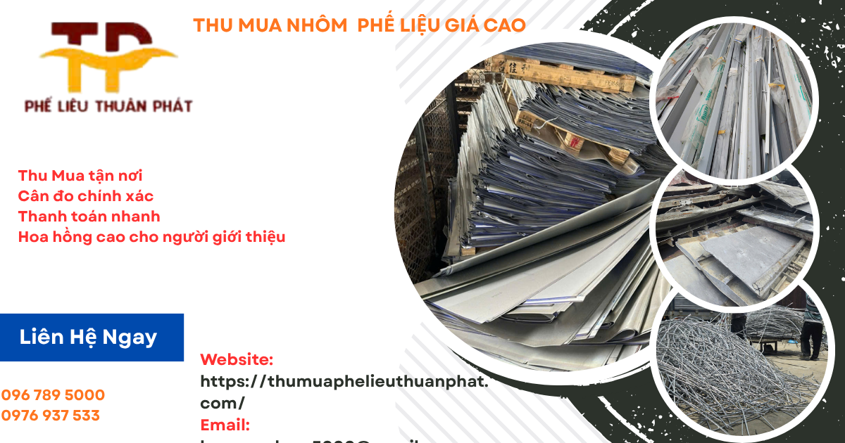 Thu mua nh&ocirc;m kẽm phế liệu gi&aacute; cao