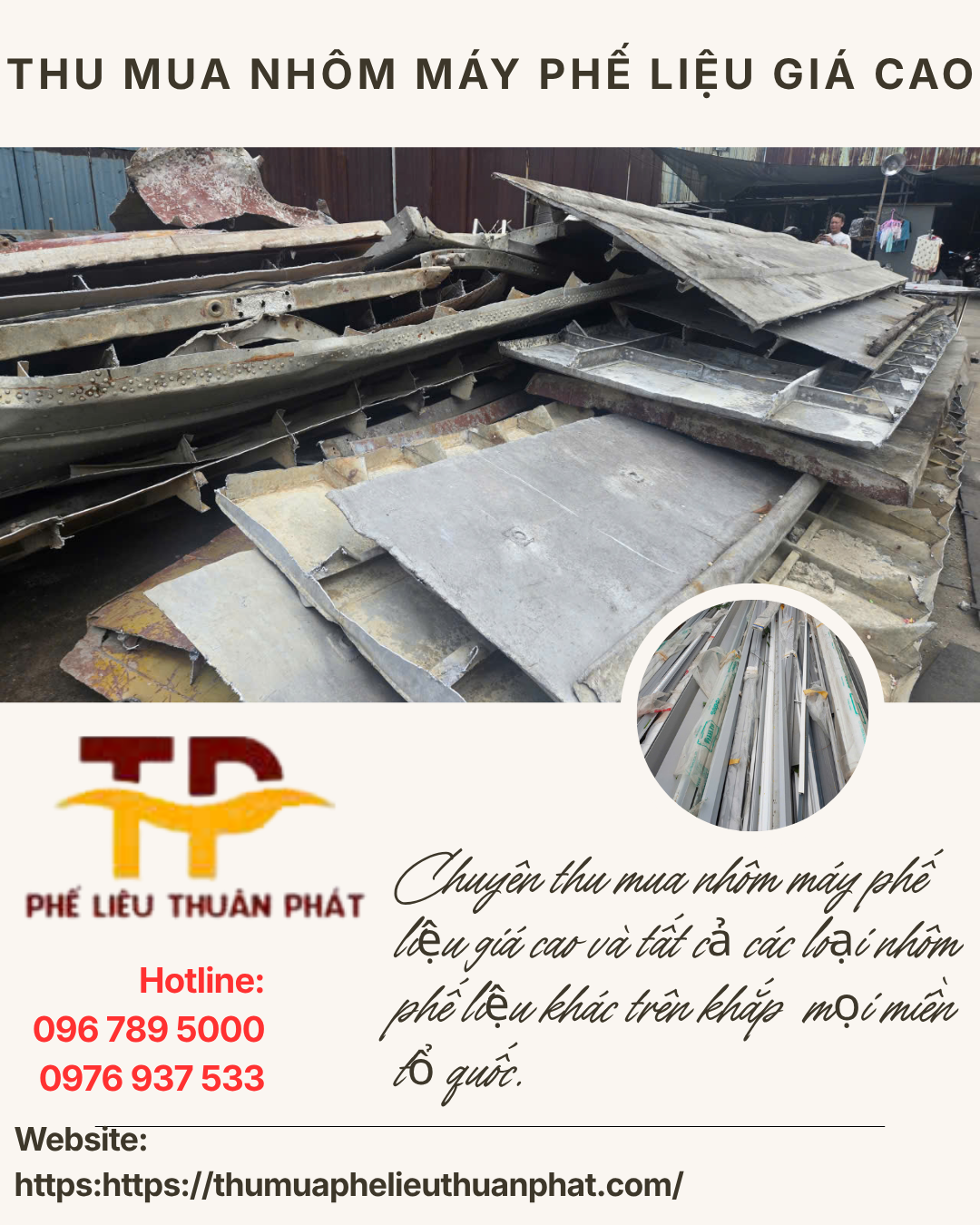Thu Mua Nhôm Máy Phế Liệu Giá Cao – Tận Nơi, Cân Đo Uy Tín
