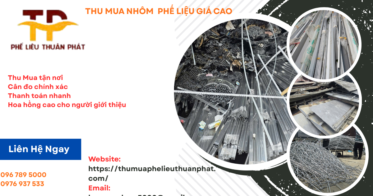 Thu mua nhôm máy phế liệu giá cao Tại Miền Bắc