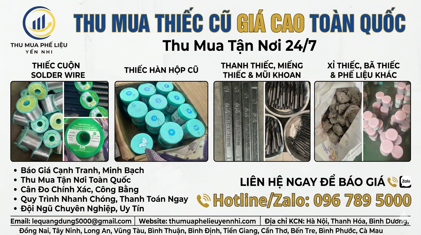 Thu mua phế liệu chì