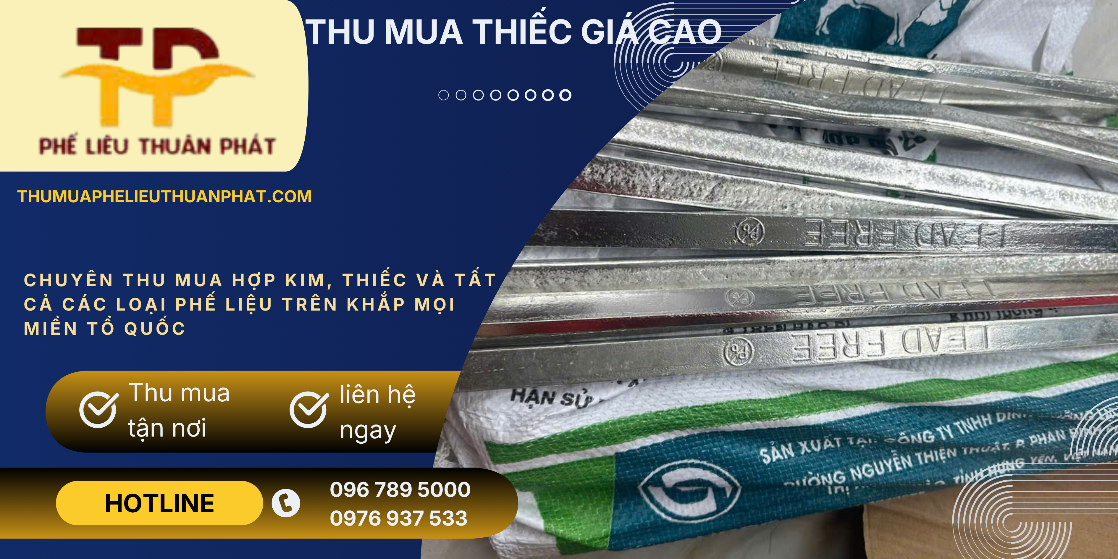 Thu mua thiếc thanh phế liệu giá cao