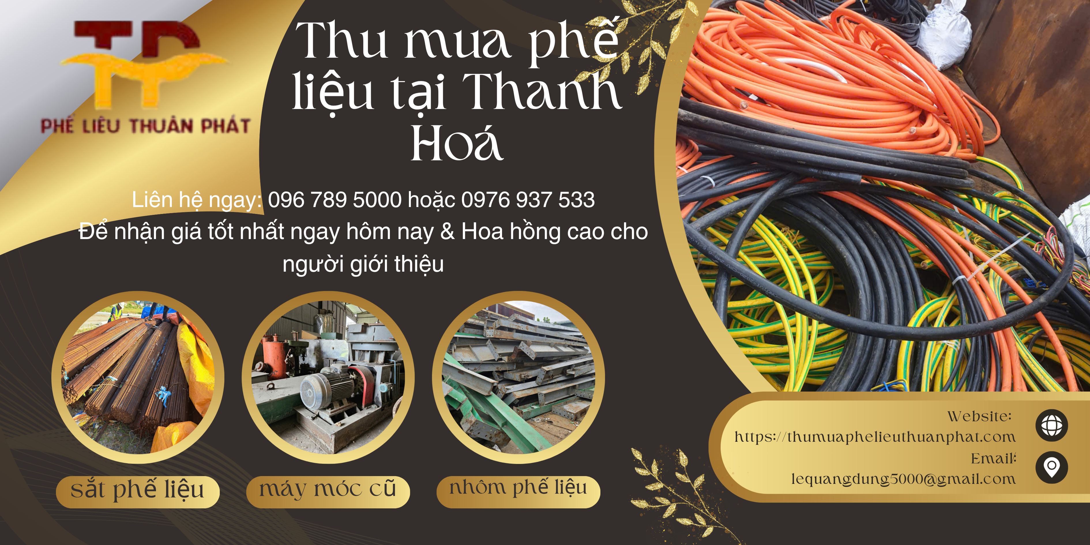 Mua d&acirc;y c&aacute;p điện cũ gi&aacute; cao