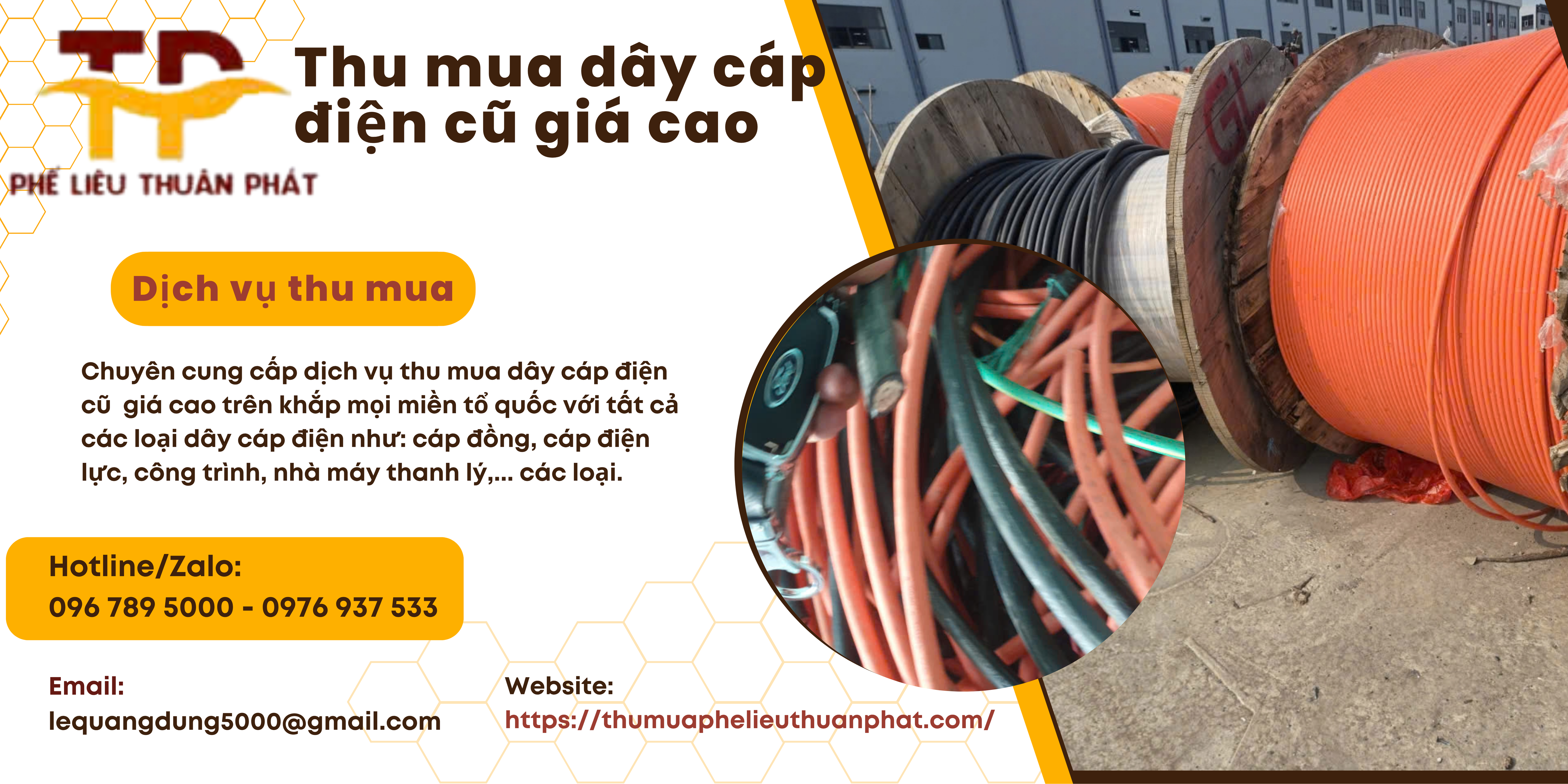 Thu mua d&acirc;y c&aacute;p điện cũ