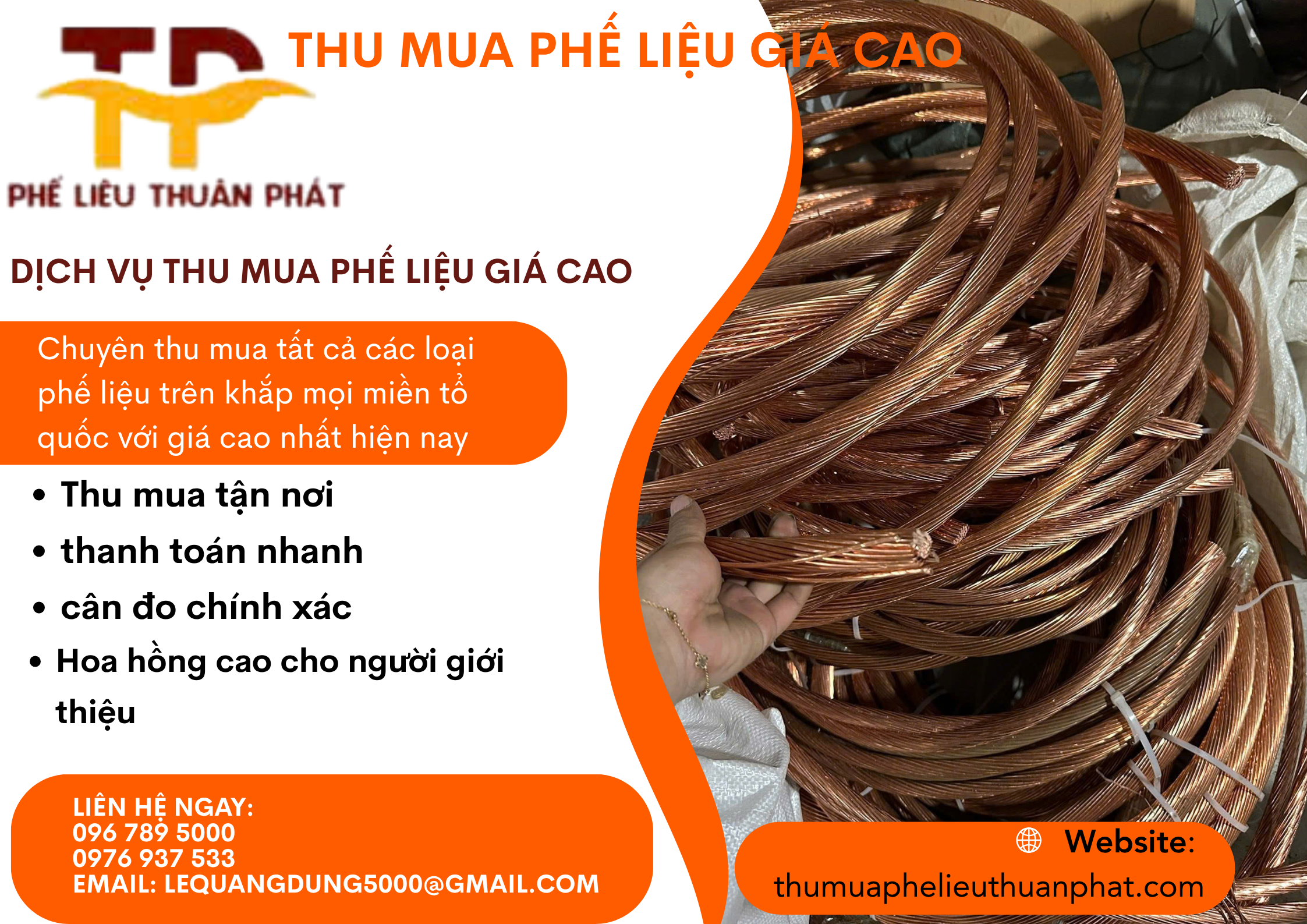 Thu Mua Phế Liệu Đồng Giá Cao Tại Đức Hòa Long An – Tận Nơi, Uy Tín
