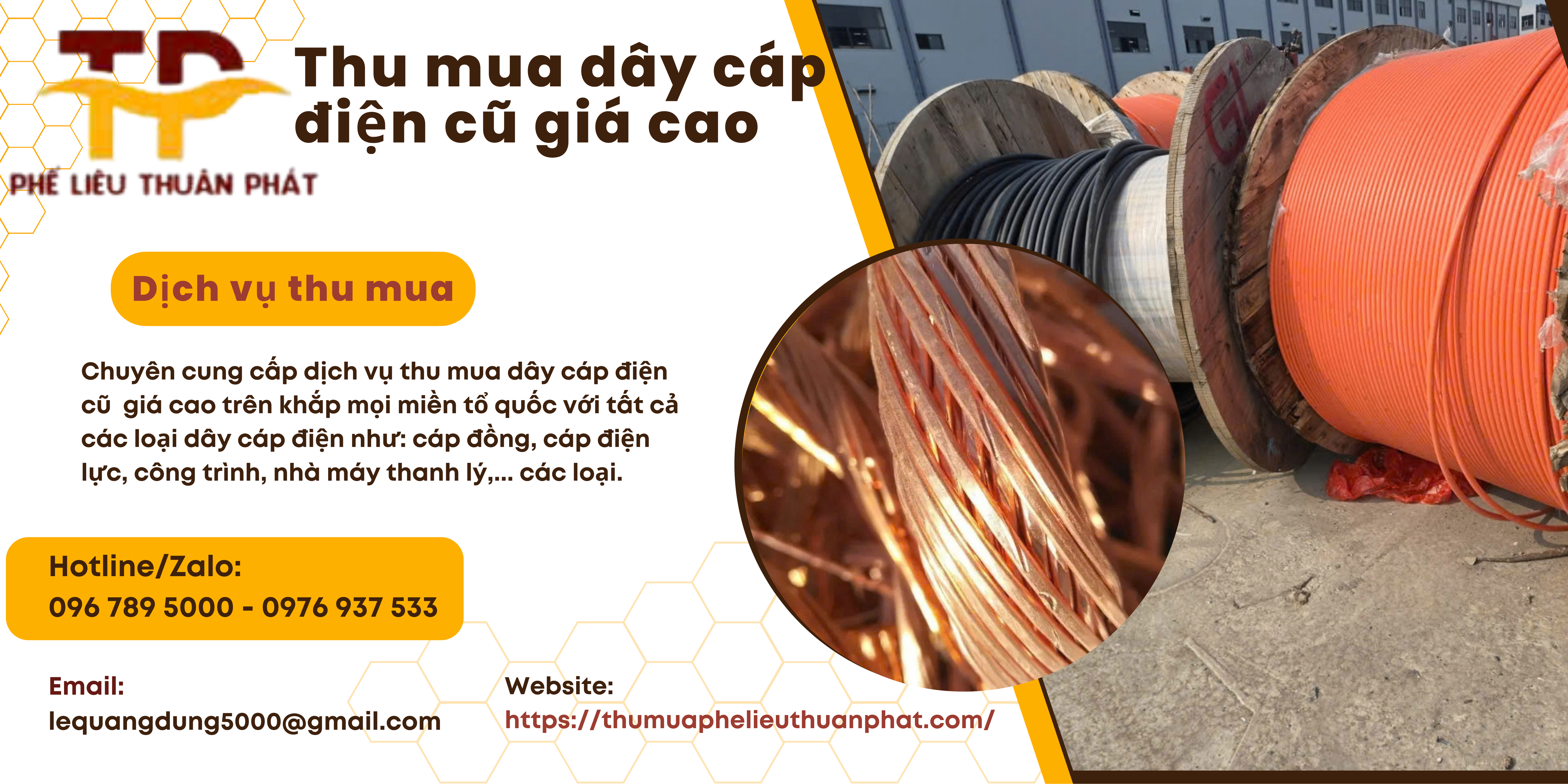 Thu mua đồng c&aacute;p phế liệu