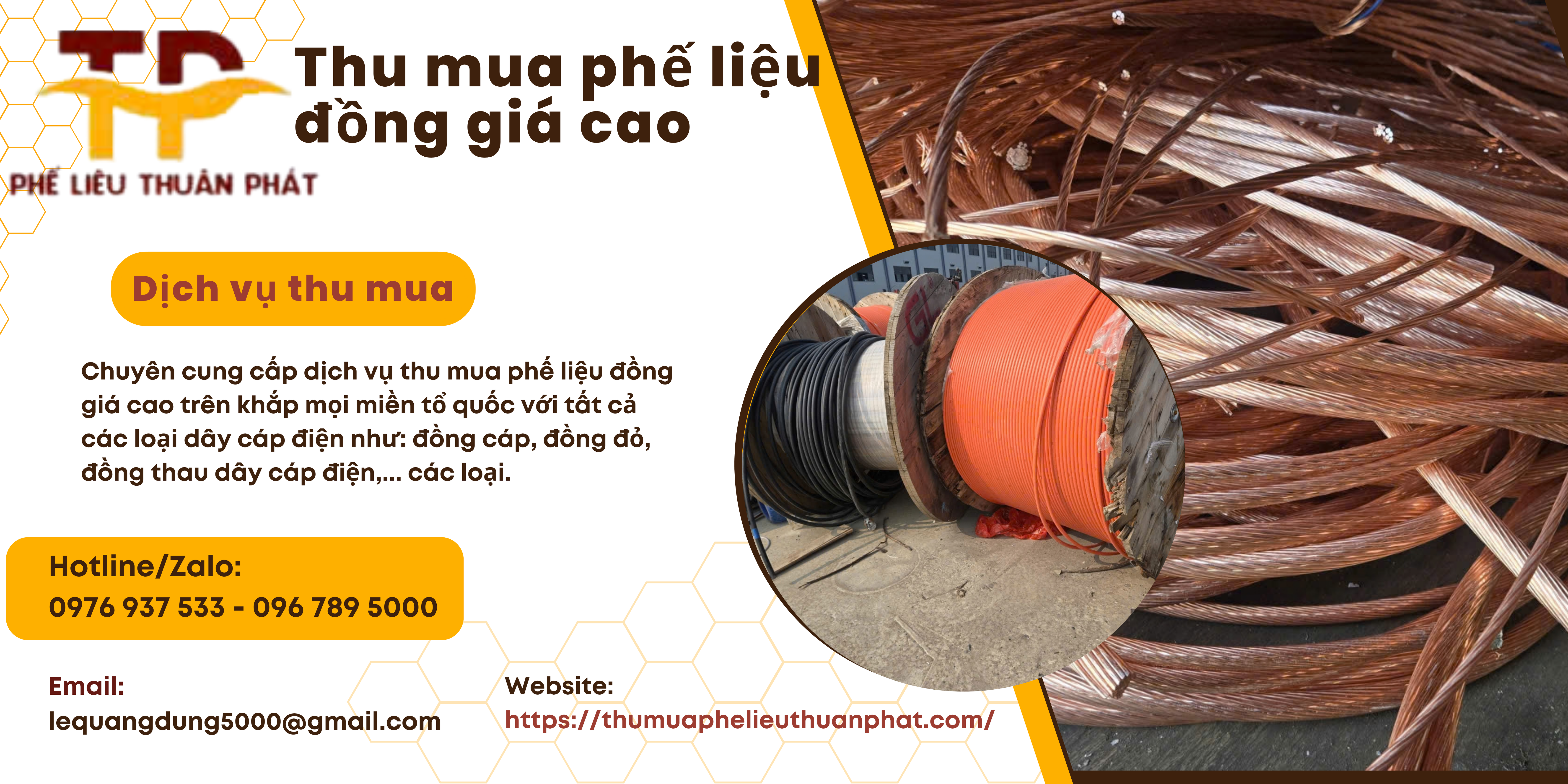 Thu Mua Đồng Cáp Phế Liệu Giá Cao Tại Miền Bắc – Uy Tín, Tận Nơi 24/7