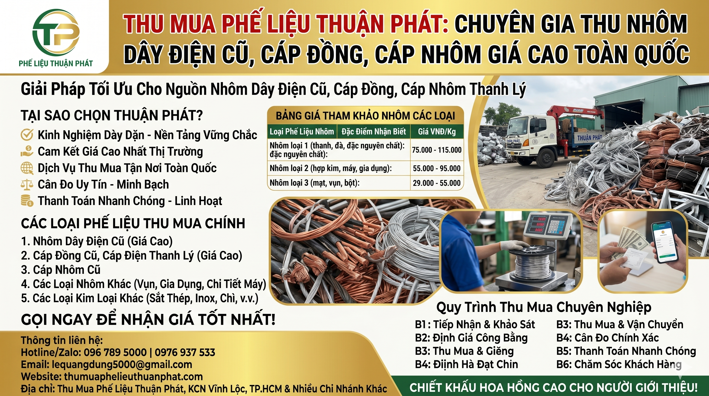 Thu mua nh&ocirc;m phế liệu
