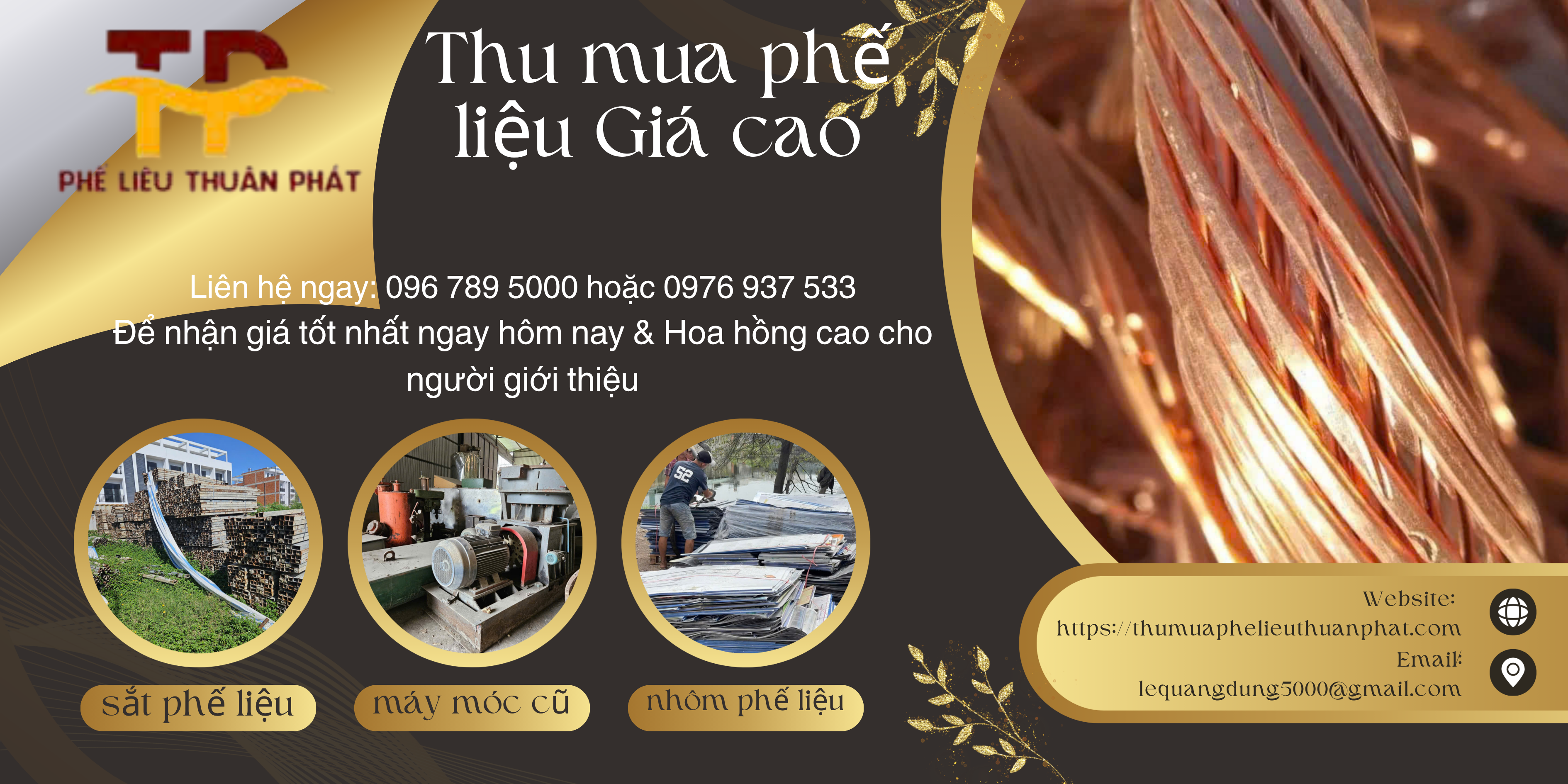 Thu mua phế liệu đồng giá cao