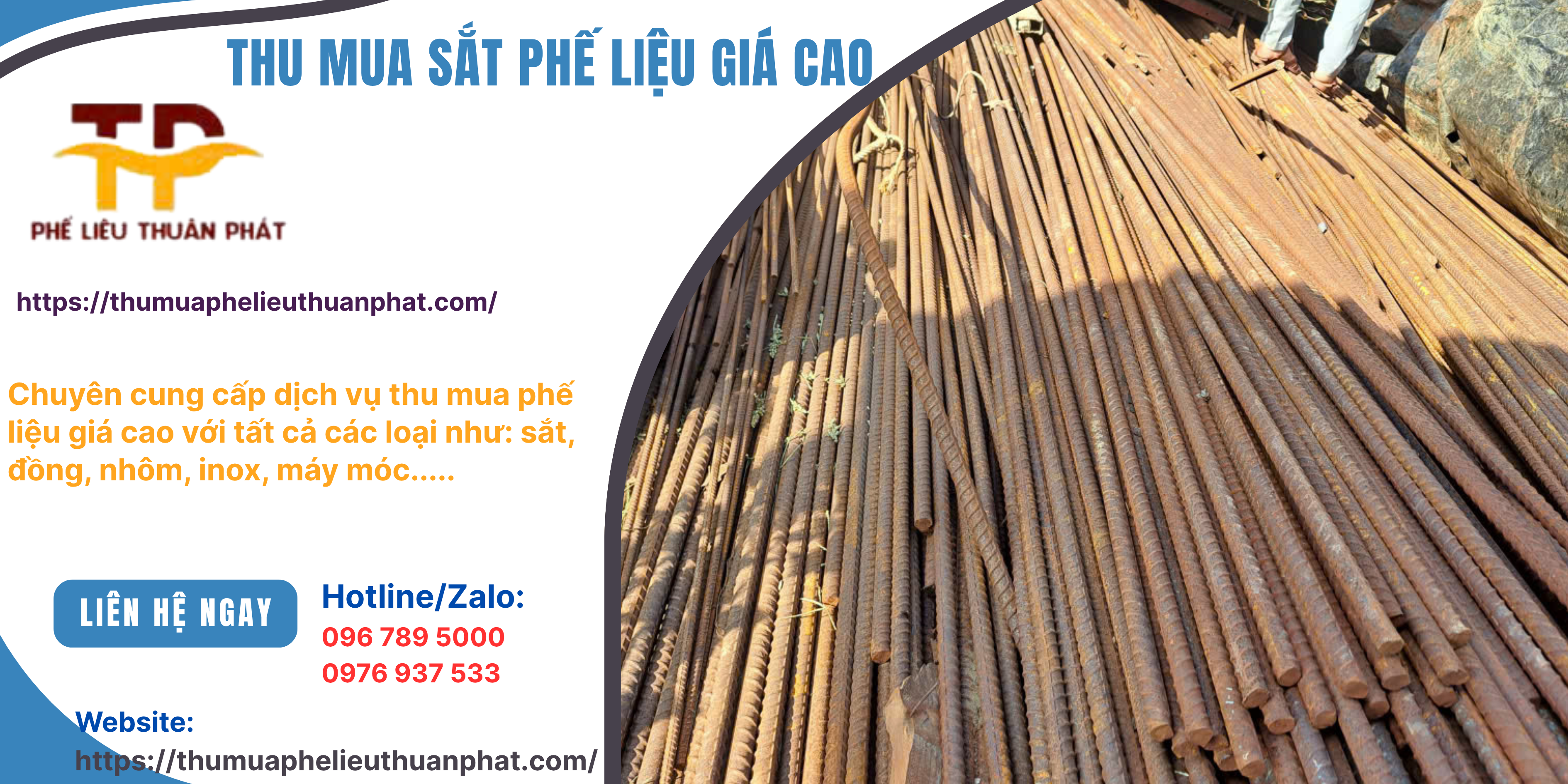 Thu mua phế liệu sắt giá cao tại Hà Nội