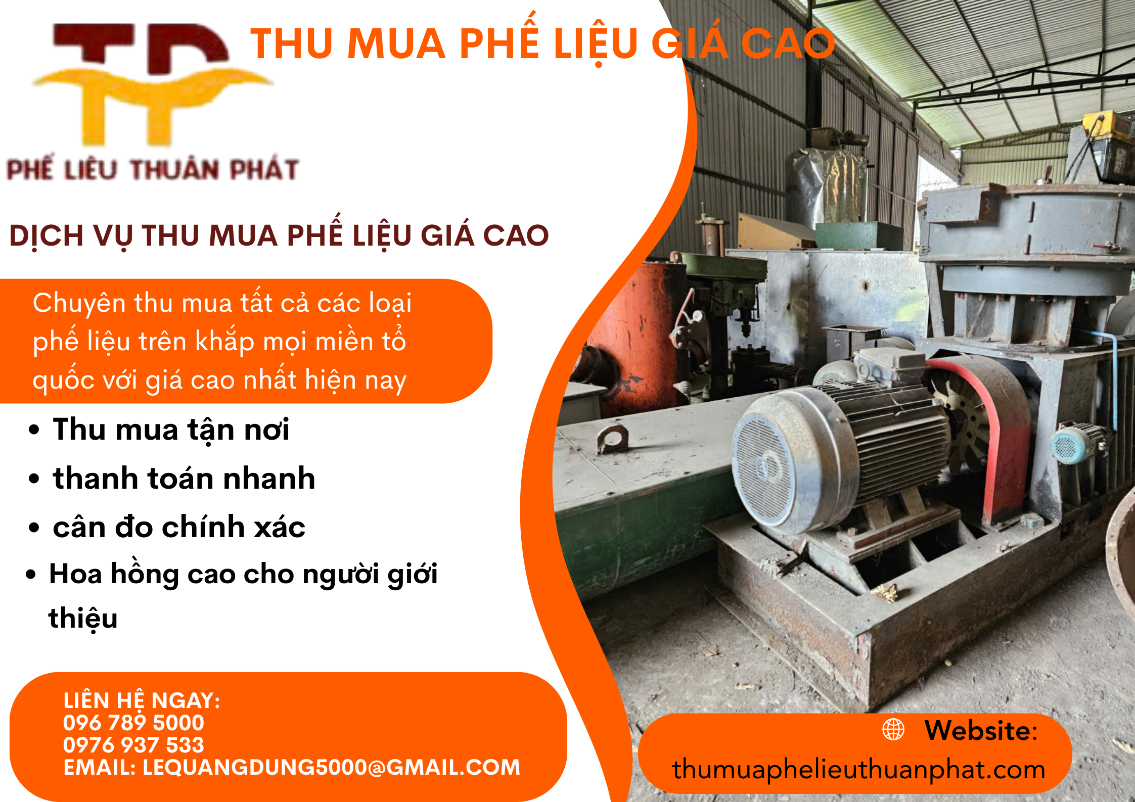Thu mua máy móc cũ tồn kho thanh lý