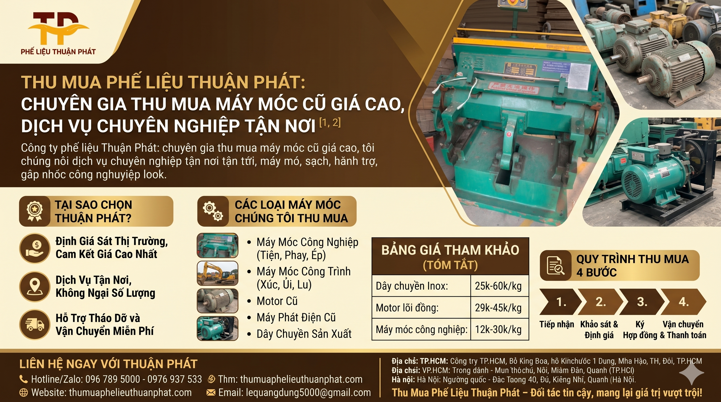 Thu mua m&aacute;y m&oacute;c cũ