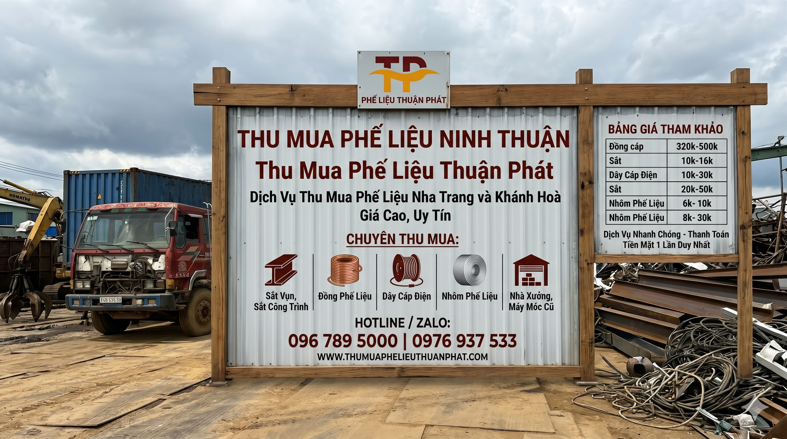 Thu Mua Phế Liệu Nha Trang Giá Cao – Tận Nơi, Hoa Hồng Hấp Dẫn
