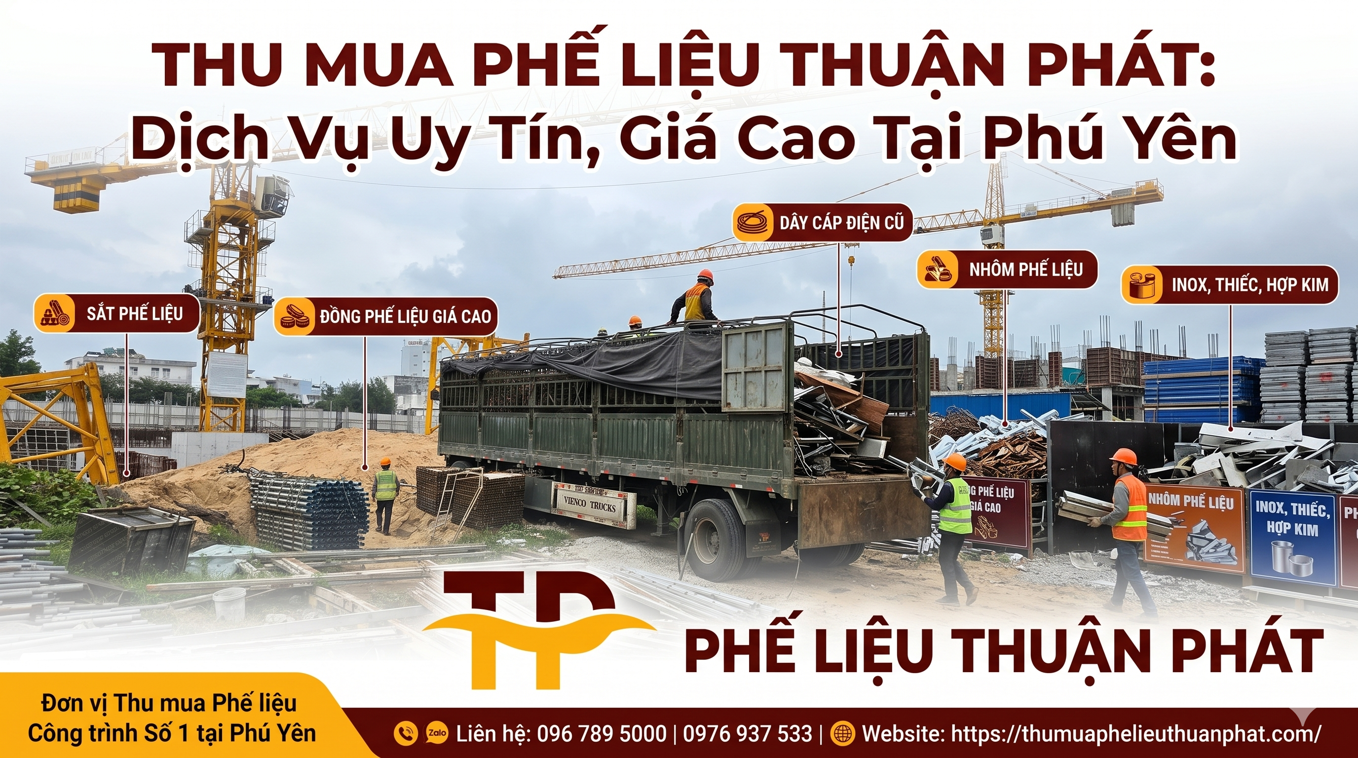 Thu mua phế liệu tại Phú Yên