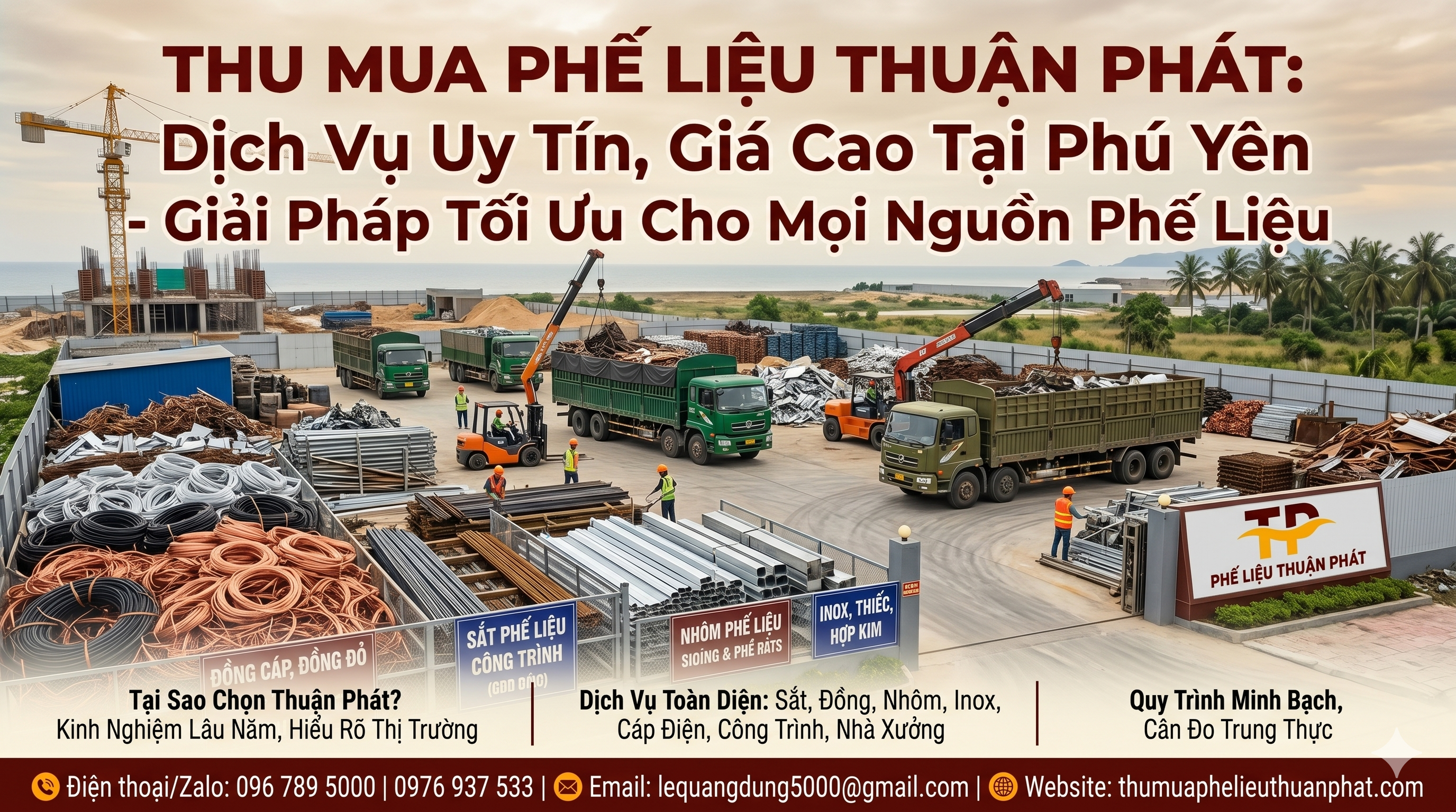Thu Mua Phế Liệu Tại Phú Yên Giá Cao – Tận Nơi, Hoa Hồng Hấp Dẫn