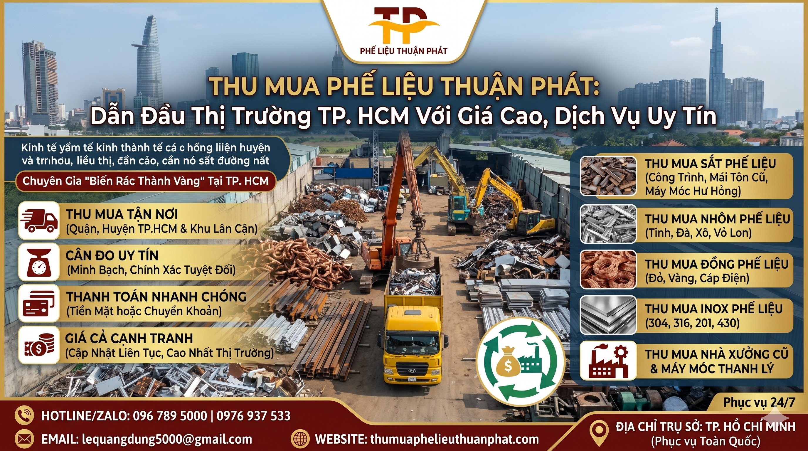 Thu mua phế liệu tại TP. HCM