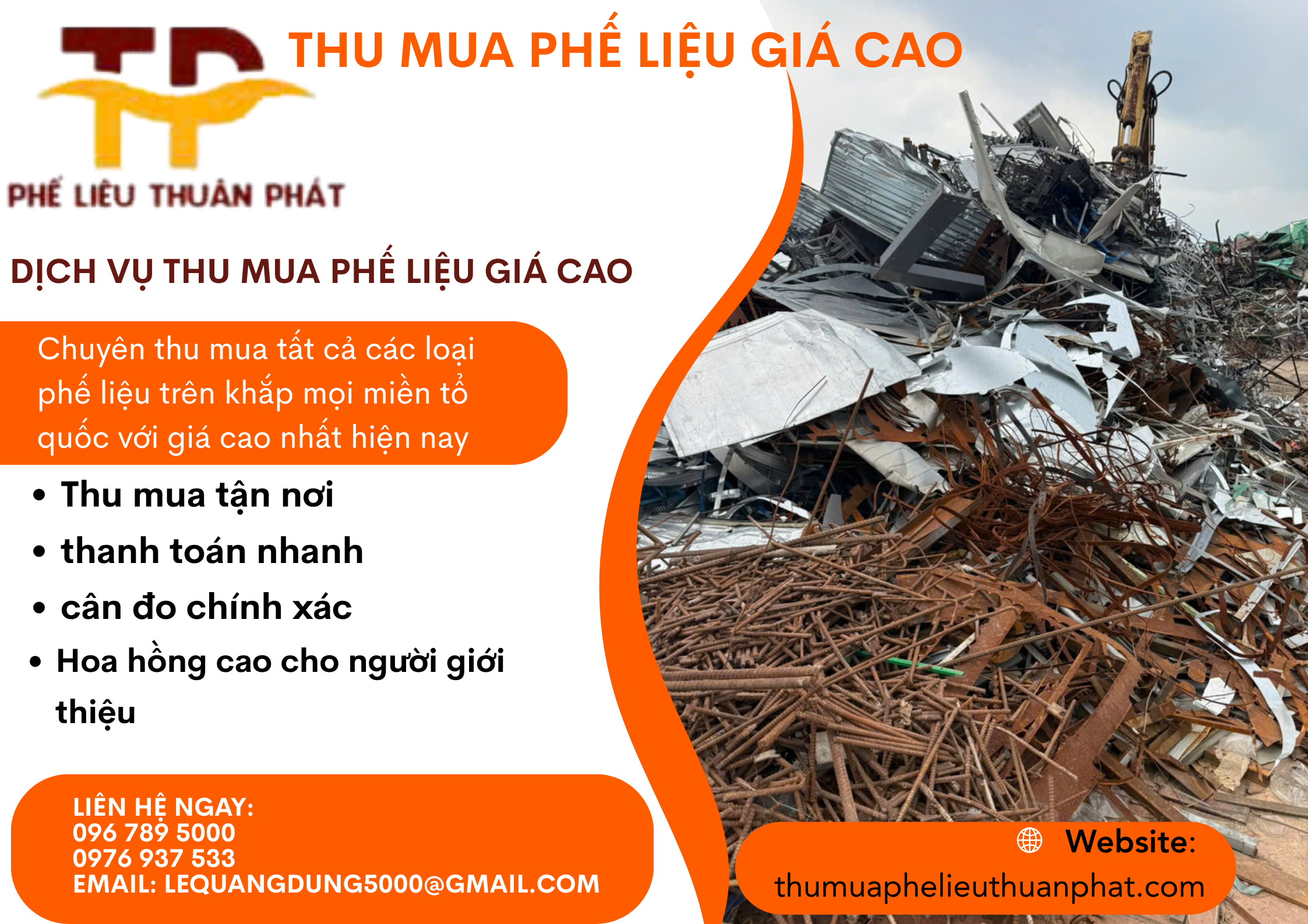 Thu mua sắt vụn tận nơi