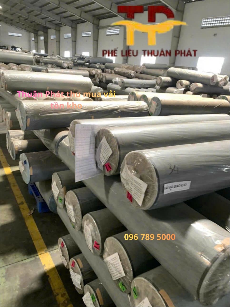 Thu mua vải tồn kho thanh lý