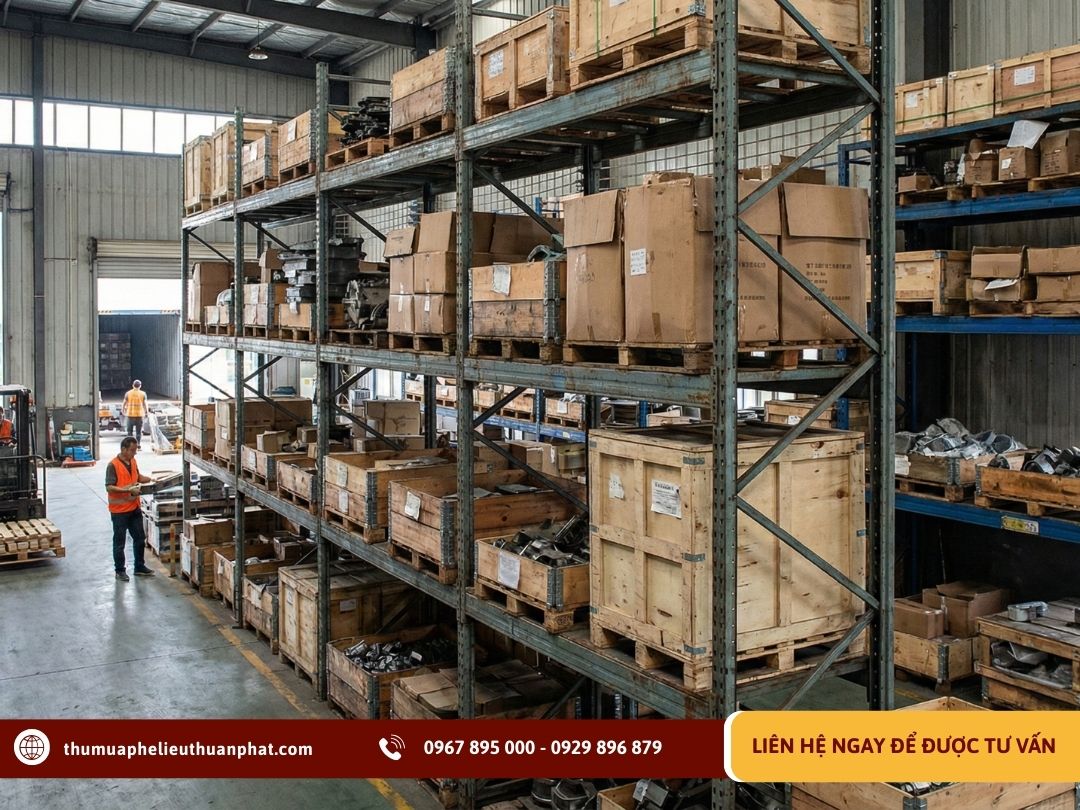 Thu mua kệ sắt thanh lý giá cao tại Thuận Phát