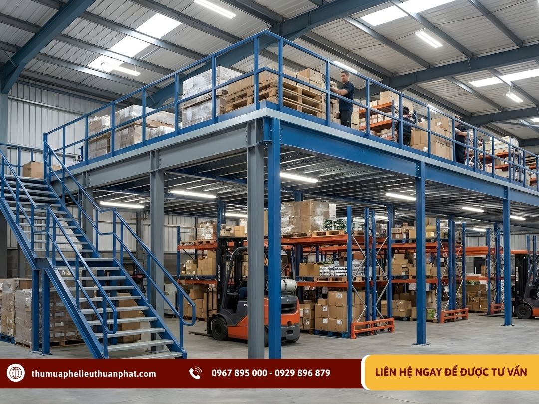 Thu mua kệ sắt thanh lý giá cao tại Thuận Phát