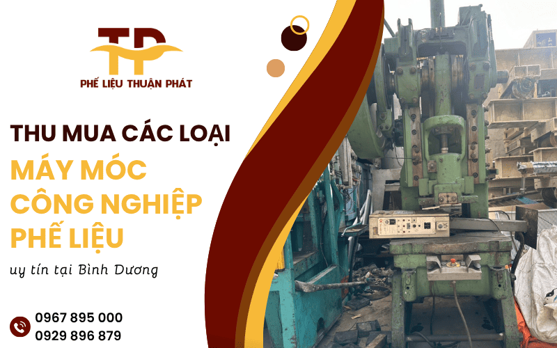 thu mua máy móc công nghiệp phế liệu Bình Dương