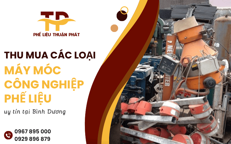 thu mua máy móc công nghiệp phế liệu Bình Dương