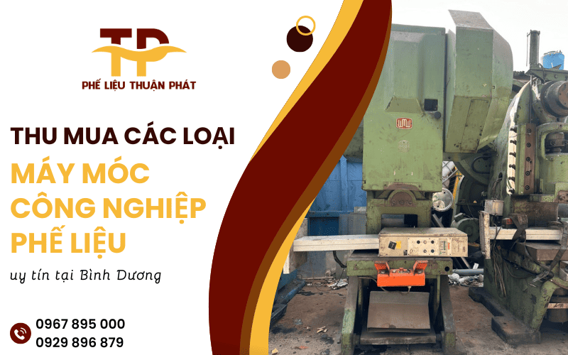thu mua máy móc công nghiệp phế liệu Bình Dương