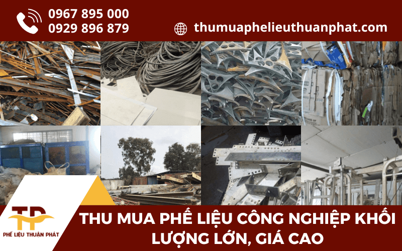Phế liệu công nghiệp khối lượng lớn