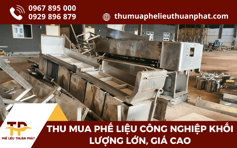 Phế liệu công nghiệp khối lượng lớn