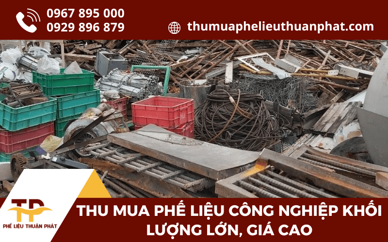 Phế liệu công nghiệp khối lượng lớn