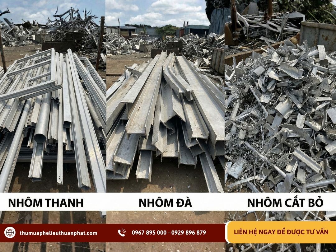Thu mua nhôm cắt bỏ, nhôm vụn số lượng lớn, giá cao